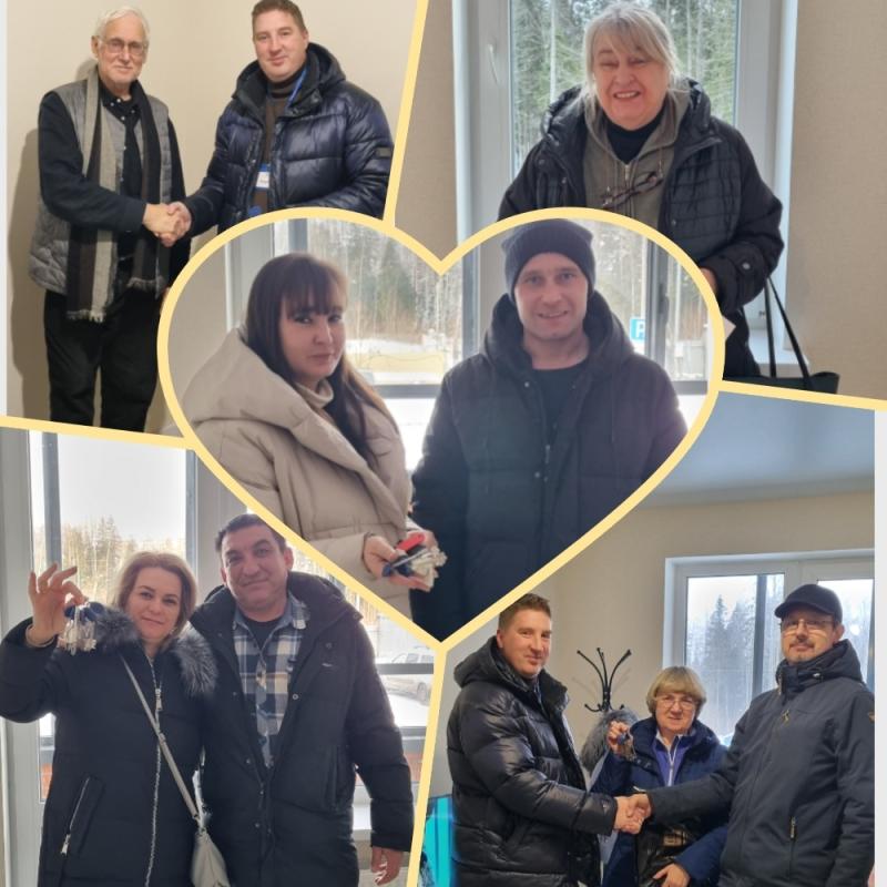 Выдаем ключи от квартир в ЖК "Новая история"