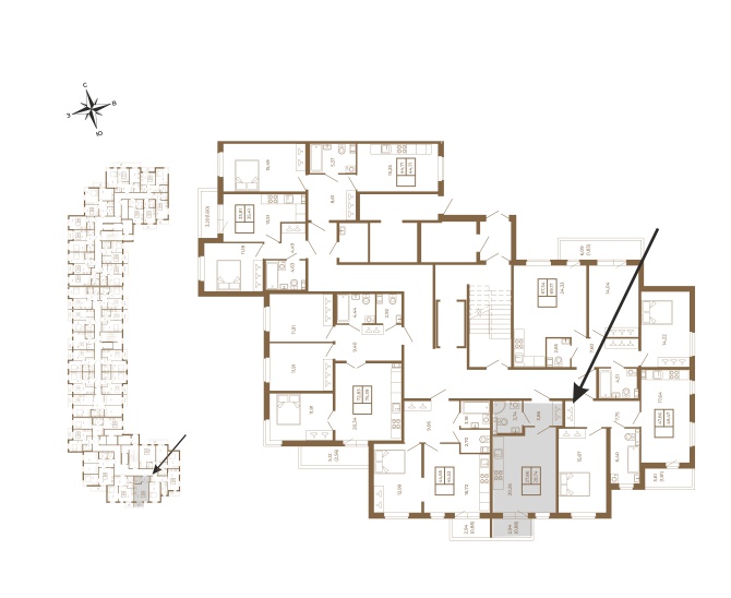 План без мебели