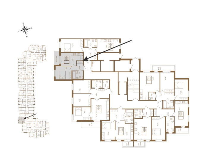 План без мебели