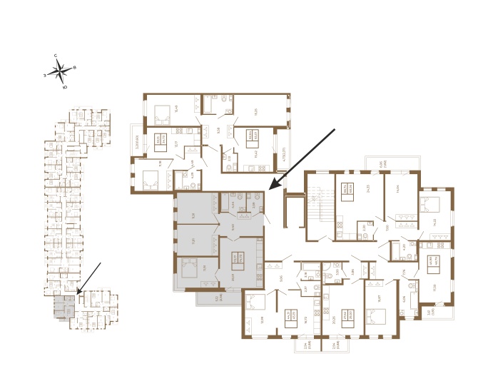 План без мебели