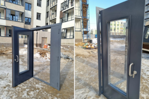 Установка входных дверей